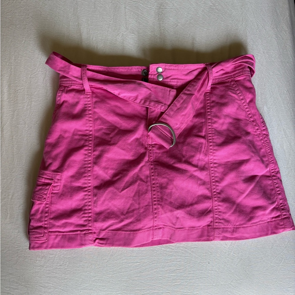 Trendy Pink Mini Skirt Skort | Size Small